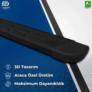 Volvo Xc60 2 S-Plus Siyah Yan Basamak 193 Cm 2017 Üzeri - Görsel 4
