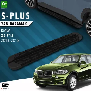 BMW X5 2013-2018 (F15) uyumlu F15 S-Plus Siyah Yan Basamak 193 Cm Etekli 2013-2018 modelleri DRS Tuning'de. Kaliteli malzeme, hızlı kargo ve güvenli