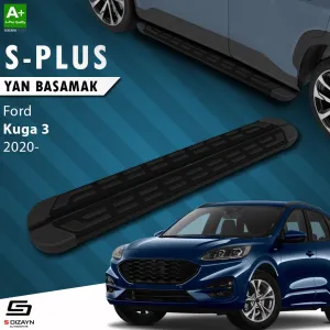 Ford Kuga 2019-Günümüz (CX482) uyumlu 3 S-Plus Siyah Yan Basamak 183 Cm 2020 Üzeri modelleri DRS Tuning'de. Kaliteli malzeme, hızlı kargo ve güvenli