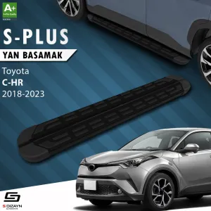 Toyota C-HR 2016-2023 (AX10) uyumlu S-Plus Siyah Yan Basamak 173 Cm 2016-2023 modelleri DRS Tuning'de. Kaliteli malzeme, hızlı kargo ve güvenli alışverişle