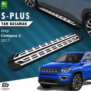 Jeep Compass 2017-Günümüz (MP) uyumlu 2 S-Plus Gri Yan Basamak 173 Cm Etekli 2017 Üzeri modelleri DRS Tuning'de. Kaliteli malzeme, hızlı kargo ve güvenli