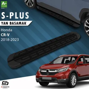 Honda CR-V 2016-2022 (RW) uyumlu 5 S-Plus Siyah Yan Basamak 173 Cm Etekli 2018-2023 modelleri DRS Tuning'de. Kaliteli malzeme, hızlı kargo ve güvenli