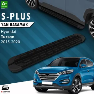 Hyundai Tucson 2015-2020 (TL) uyumlu 3 S-Plus Siyah Yan Basamak 173 Cm 2015-2020 modelleri DRS Tuning'de. Kaliteli malzeme, hızlı kargo ve güvenli alışverişle