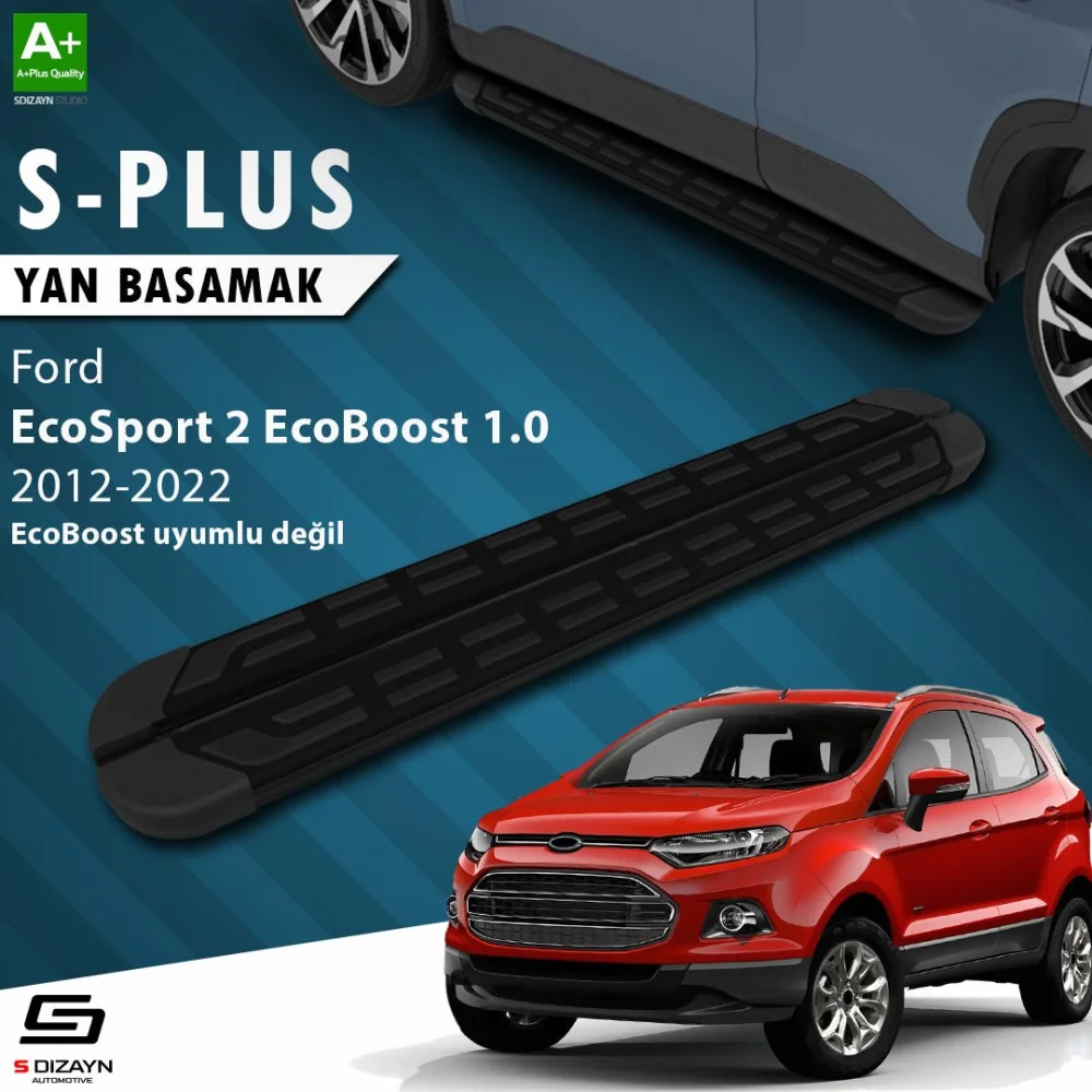 EcoSport 2 S-Plus Siyah Yan Basamak 173 Cm 2012-2018