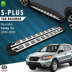 Hyundai Santa Fe 2006-2012 (CM) uyumlu S-Plus Gri Yan Basamak 163 Cm 2000-2006 modelleri DRS Tuning'de. Kaliteli malzeme, hızlı kargo ve güvenli alışverişle