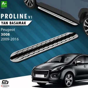 Peugeot 3008 2008-2016 (T84) uyumlu OEM Still Pro V2 Aluminyum Yan Basamak 183 Cm 2009-2016 modelleri DRS Tuning'de. Kaliteli malzeme, hızlı kargo ve güvenli