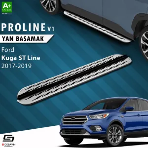 Ford Kuga 2012-2019 (C520) uyumlu 2 ST-Line OEM Still Pro V2 Aluminyum Yan Basamak 183 Cm 2017-2019 modelleri DRS Tuning'de. Kaliteli malzeme, hızlı kargo ve