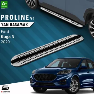 Ford Kuga 2019-Günümüz (CX482) uyumlu 3 OEM Still Pro V2 Aluminyum Yan Basamak 183 Cm 2020 Üzeri modelleri DRS Tuning'de. Kaliteli malzeme, hızlı kargo ve