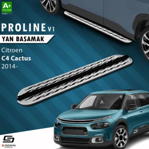 Citroen C4 Cactus 2014-2020 (E3) uyumlu OEM Still Pro V2 Aluminyum Yan Basamak 183 Cm 2014 Üzeri modelleri DRS Tuning'de. Kaliteli malzeme, hızlı kargo ve