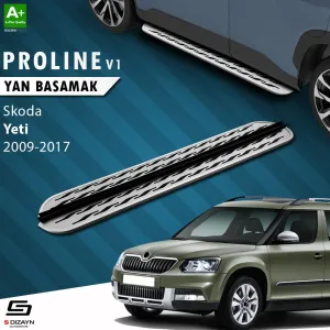 Skoda Yeti 2009-2017 (5L) uyumlu OEM Still Pro V2 Aluminyum Yan Basamak 173 Cm 2009-2017 modelleri DRS Tuning'de. Kaliteli malzeme, hızlı kargo ve güvenli