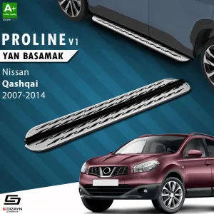 Nissan Qashqai 2006-2013 (J10) uyumlu OEM Still Pro V2 Aluminyum Yan Basamak 173 Cm 2007-2014 modelleri DRS Tuning'de. Kaliteli malzeme, hızlı kargo ve güvenli