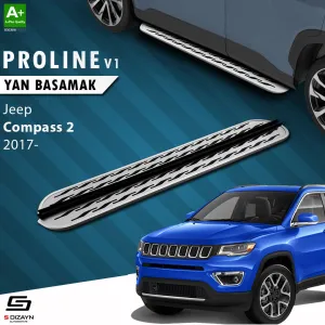 Jeep Compass 2017-Günümüz (MP) uyumlu 2 OEM Still Pro V2 Aluminyum Yan Basamak 173 Cm 2017 Üzeri modelleri DRS Tuning'de. Kaliteli malzeme, hızlı kargo ve