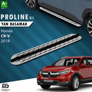 Honda CR-V 2016-2022 (RW) uyumlu 5 OEM Still Pro V2 Aluminyum Yan Basamak 173 Cm 2018-2023 modelleri DRS Tuning'de. Kaliteli malzeme, hızlı kargo ve güvenli