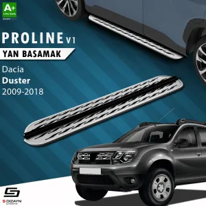 Dacia Duster 2010-2017 (HS) uyumlu OEM Still Pro V2 Aluminyum Yan Basamak 173 Cm 2009-2018 modelleri DRS Tuning'de. Kaliteli malzeme, hızlı kargo ve güvenli