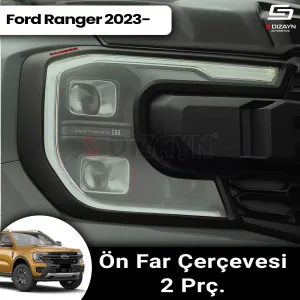 s-dizayn uyumlu Ford Ranger 4 ABS Plastik Ön Far Çerçevesi 2 Prç. 2023 Üzeri A+ Kalite modelleri DRS Tuning'de. Kaliteli malzeme, hızlı kargo ve güvenli