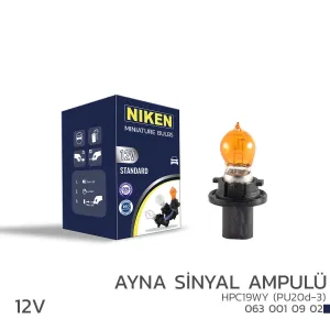 Niken uyumlu 12V HPC19WY Ayna Sinyal Ampulü (PU20d-3)AMB 10’Lu modelleri DRS Tuning'de. Kaliteli malzeme, hızlı kargo ve güvenli alışverişle hemen inceleyin.