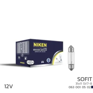 Niken uyumlu 12V Sofit Ampul 31X11 Sv7-8 10 LU modelleri DRS Tuning'de. Kaliteli malzeme, hızlı kargo ve güvenli alışverişle hemen inceleyin.