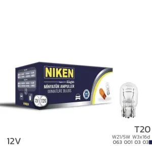 Niken uyumlu 12V T20 Ampul (W21/5W) W3X16D 10 LU modelleri DRS Tuning'de. Kaliteli malzeme, hızlı kargo ve güvenli alışverişle hemen inceleyin.