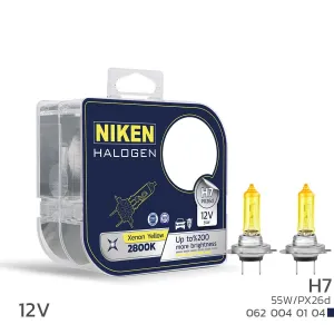 Niken uyumlu 12V H7 55W Sarı Işık Ampul PX26d 2800K modelleri DRS Tuning'de. Kaliteli malzeme, hızlı kargo ve güvenli alışverişle hemen inceleyin.