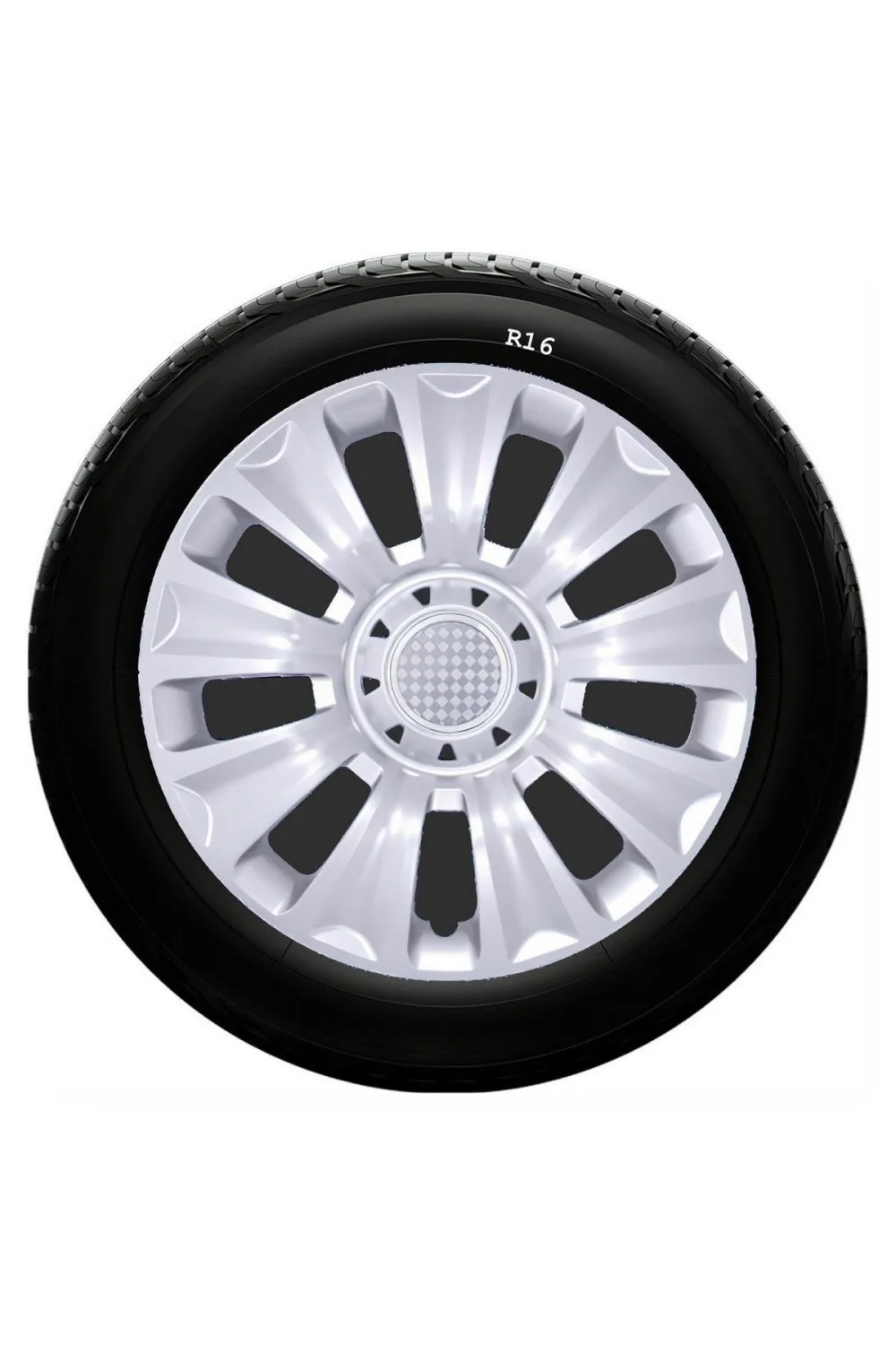 Fiat Uyumlu 16 Inç Kırılmaz SKS Jant Kapağı 1 Takım 4 Adet No:424