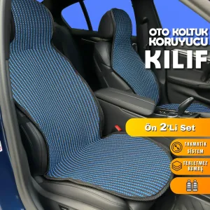 Drs Tuning Oto Koltuk Koruyucu Kılıf Siyah Universal 2+1 Parça Ön Arka A+ Kalite