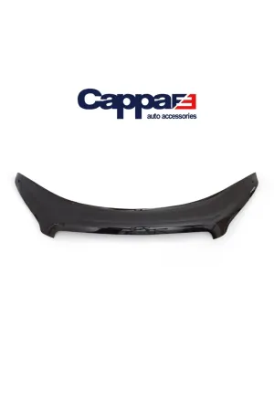 Cappafe Nissan Qashqai Ön Kaput Koruyucu Rüzgarlığı 4mm Akrilik (abs) Piano Black 2010-2013 thumb 5