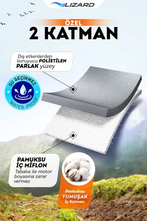Kanuni ATV 150 S On Road Uyumlu Su Geçirmez  ATV Brandası - Görsel 5