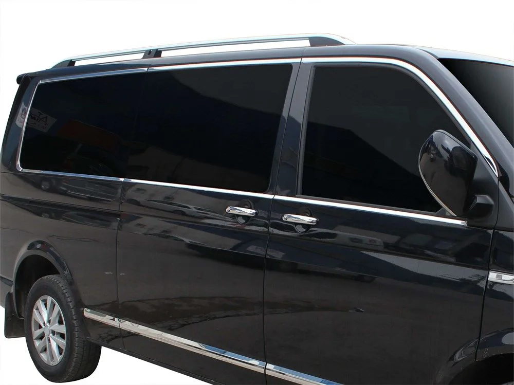Drs Tuning Transporter T6.1 Cam Çerçevesi 14 Prç. Krom (K.Ş.) Çift Sürgü 2020 ve Sonrası