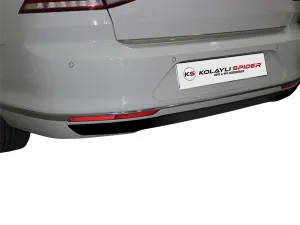VW Passat B8.5 Egzoz Çıkışı 3 Prç Krom 2019 ve Sonrası thumb 3