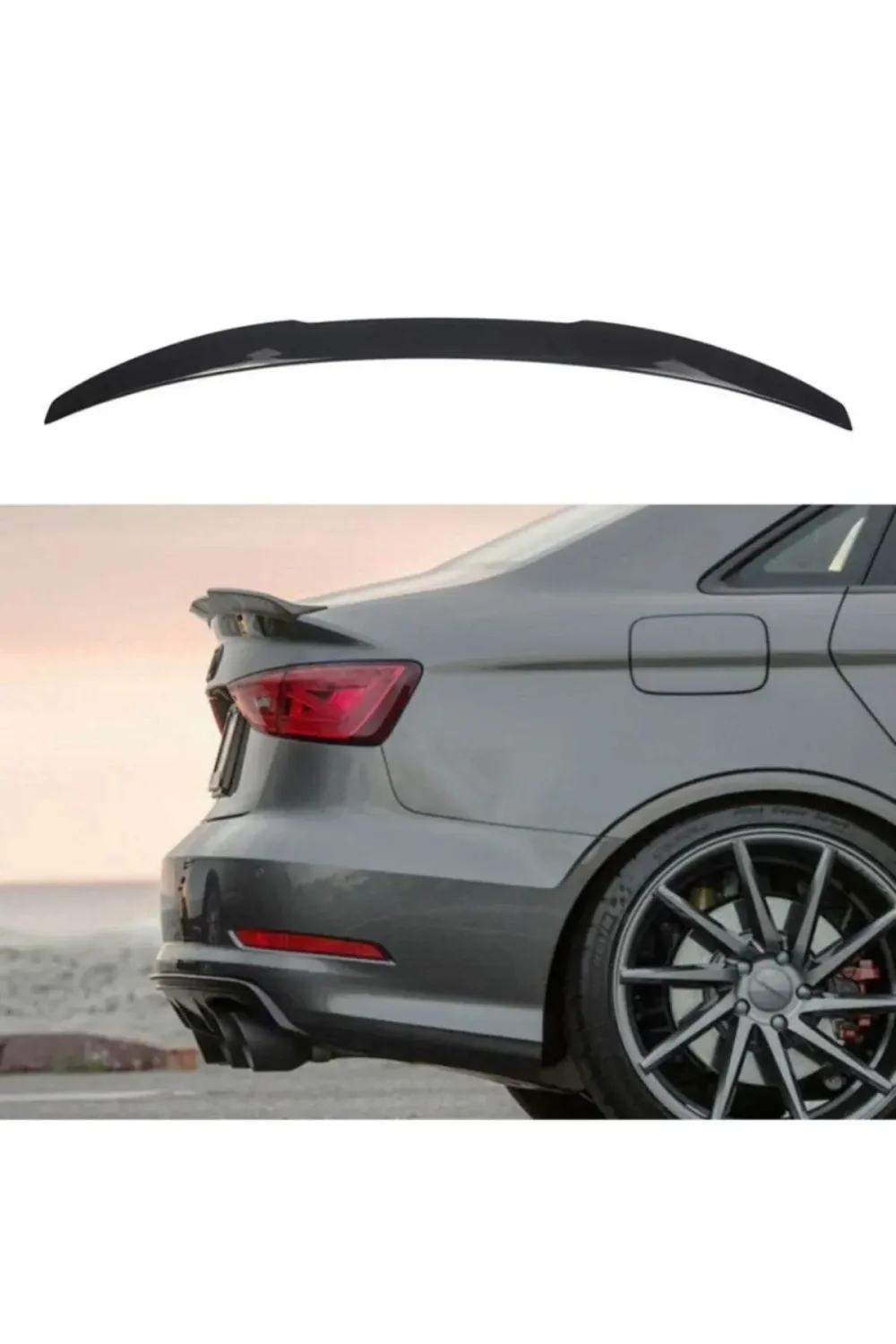 Drs Tuning Audi A3 Sedan Spoiler Fiber 2014 ve Sonrası