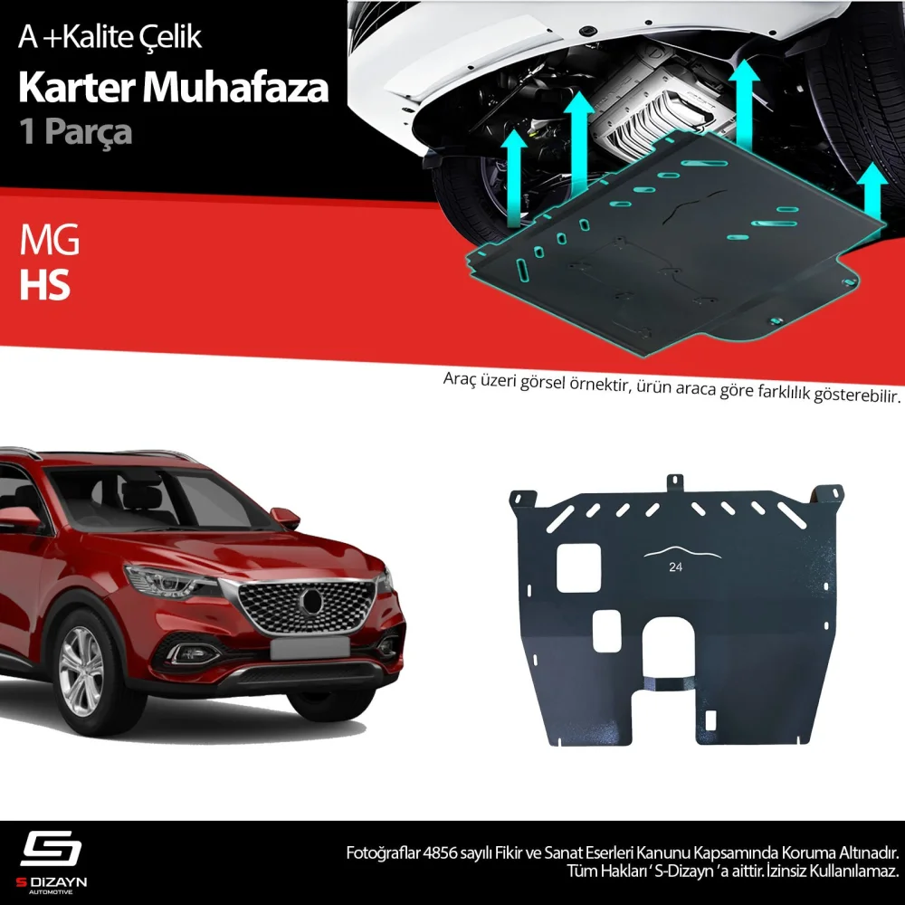 Drs Tuning MG HS Çelik Karter Muhafaza Koruma 2021-2024 A+ Kalite
