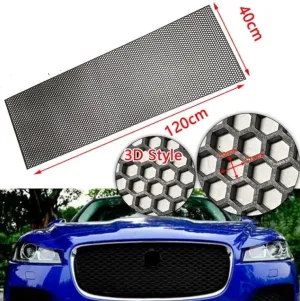 Boğaziçi uyumlu Bal Peteği Dizayn 3D Style ABS Plastik Panjur Teli 120x40 cm Siyah modelleri Oto Aksesuar Shop'de. Kaliteli malzeme, hızlı kargo ve güvenli
