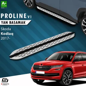 S-Dizayn Skoda Kodiaq OEM Still Pro V1 Aluminyum Yan Basamak 193 Cm 2017 Üzeri						                Araca &Ouml;zel A+Kalite Yan Basamak&Uuml;r&uuml;n ara&ccedi