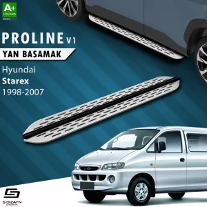 S-Dizayn Hyundai H-1 Starex OEM Still Pro V1 Aluminyum Yan Basamak 193 Cm 1998-2007 thumb 1