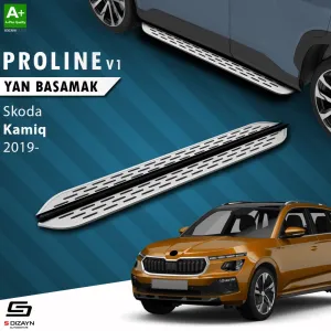 S-Dizayn Skoda Kamiq OEM Still Pro V1 Aluminyum Yan Basamak 183 Cm 2019 Üzeri thumb 1