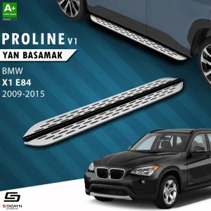 S-Dizayn Bmw X1 E84 OEM Still Pro V1 Aluminyum Yan Basamak 183 Cm 2009-2015 A+ Kalite						                Araca &Ouml;zel A+Kalite Yan Basamak&Uuml;r&uuml;n ar