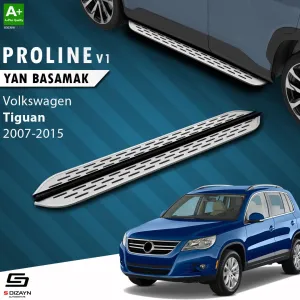 S-Dizayn VW Tiguan OEM Still Pro V1 Aluminyum Yan Basamak 173 Cm 2007-2015 thumb 1