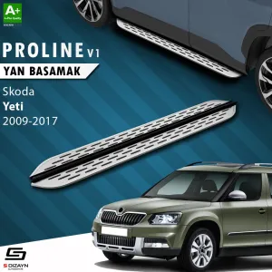 S-Dizayn Skoda Yeti OEM Still Pro V1 Aluminyum Yan Basamak 173 Cm 2009-2017 A+ Kalite						                Araca &Ouml;zel A+Kalite Yan Basamak&Uuml;r&uuml;n ar