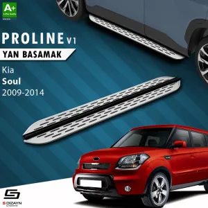 S-Dizayn Kia Soul OEM Still Pro V1 Aluminyum Yan Basamak 173 Cm 2009-2014 thumb 1
