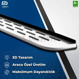EcoSport 2 OEM Still Pro V1 Aluminyum Yan Basamak 173 Cm 2012-2022 - Görsel 4