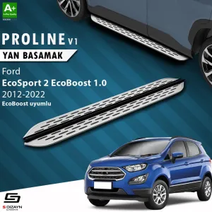 S-Dizayn Ford EcoSport 2 Ecoboost EcoBoost 1.0 OEM Still Pro V1 Aluminyum Yan Basamak 173 Cm 2012-2022 thumb 1