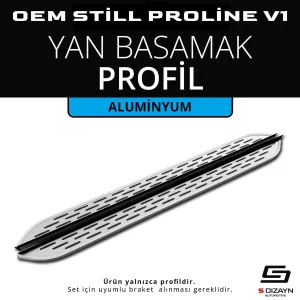 OEM Still Pro V1 Aluminyum Yan Basamak Profil 173 Cm 