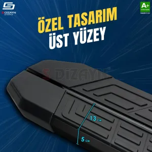 S-Dizayn VW Tiguan 3 NewLine Siyah Yan Basamak 183 Cm 2024 Üzeri thumb 3
