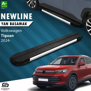 S-Dizayn VW Tiguan 3 NewLine Krom Yan Basamak 183 Cm 2024 Üzeri thumb 1