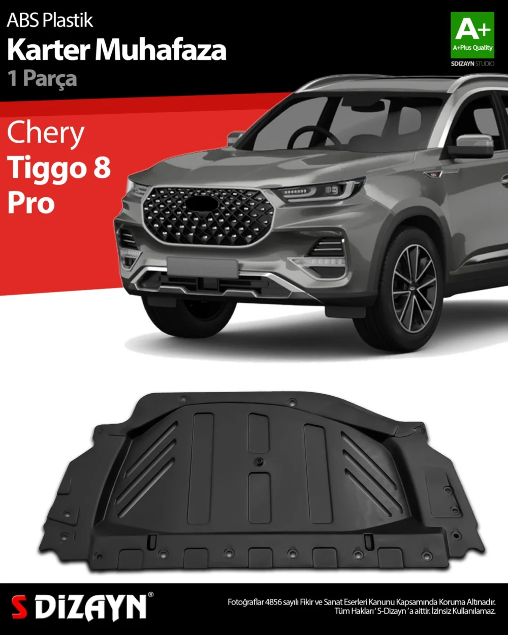 Drs Tuning Chery Tiggo 8 Pro Karter Muhafaza ABS Plastik 2022 Üzeri