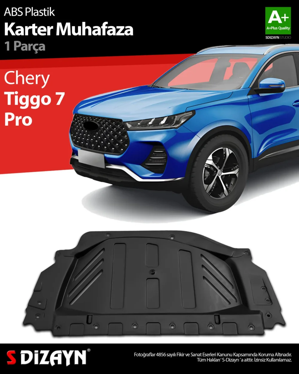 Drs Tuning Chery Tiggo 7 Pro Karter Muhafaza ABS Plastik 2022 Üzeri