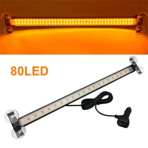 17 fonksiyonlu iç-dış kullanımlı çakar lamba 54cm sarı-sarı 12-30v / LAPA202-1 thumb 3