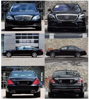W221 İçin W222 S450 Facelift Body Kıt thumb 2
