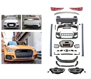 Çamkıran uyumlu A3 13-16 İçin 2017+ Rs3 Görünüm Facelift Body Kıt (Sedan) (Led Farlı Model İçin) modelleri DRS Tuning'de. Kaliteli malzeme, hızlı kargo ve