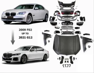 Çamkıran uyumlu F01 7 Serisi (13-15) Makyajlı Kasa İçin G12 Facelift Body Kıt (Xenon Farlı Model İçin) modelleri DRS Tuning'de. Kaliteli malzeme, hızlı kargo